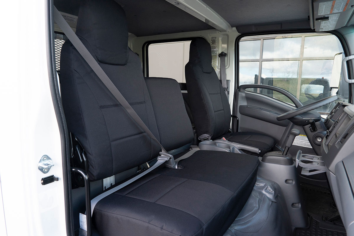 2019 Isuzu NPR custom seat covers