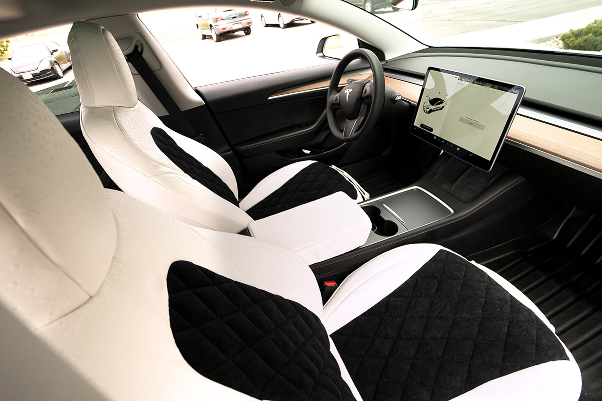 2021 Tesla Model 3 custom seat covers