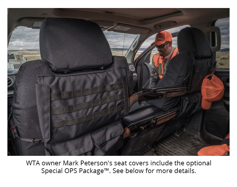 Ruff Tuff custom seat covers - Special OPS Package - Mark Peterson - WTA