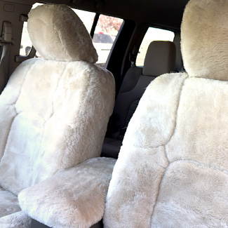 Sheepskin custom seat covers