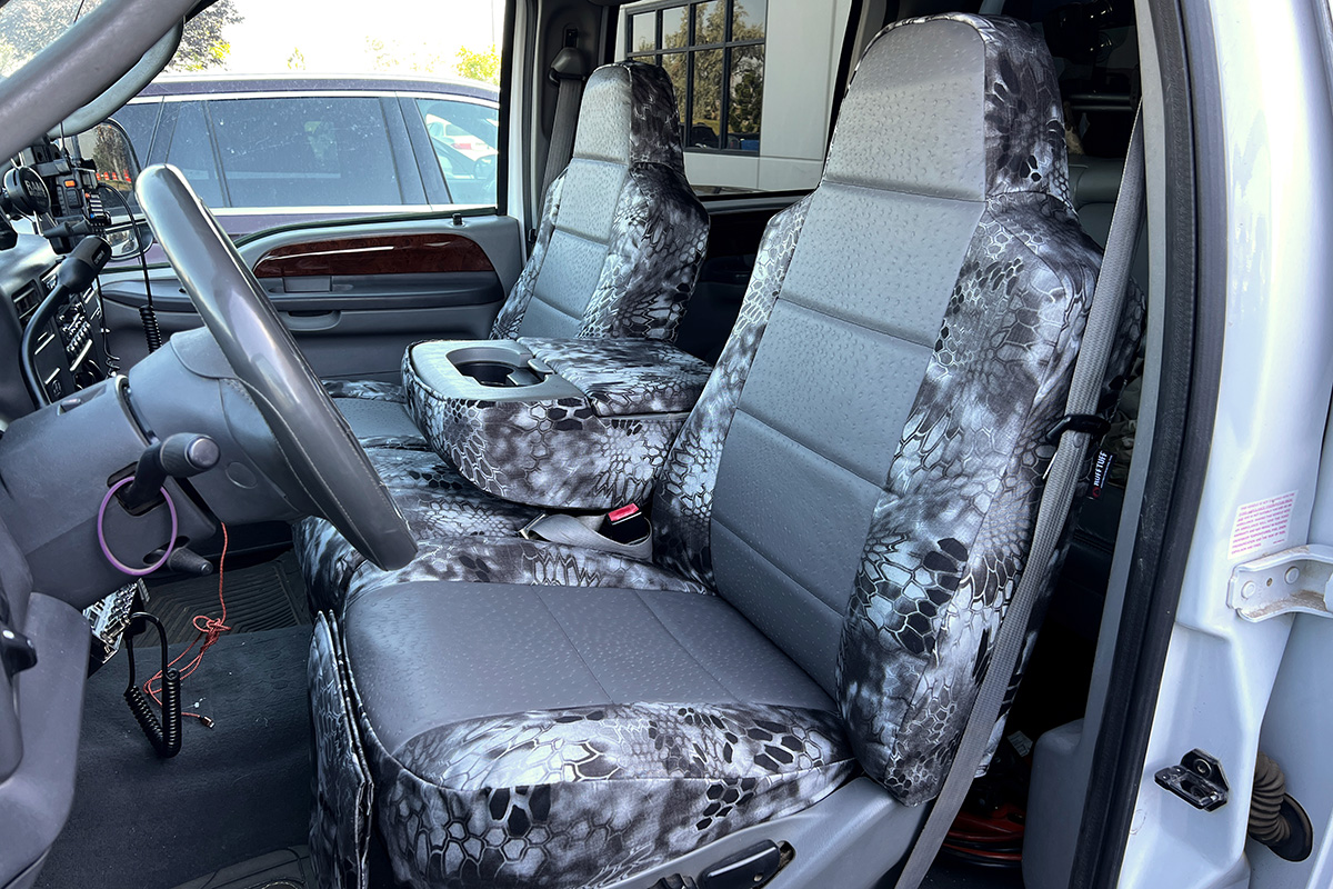 2003 Ford F-350 custom seat covers
