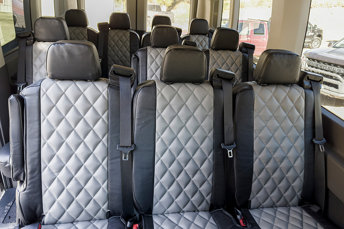 2022 Ford Transit Van custom seat covers